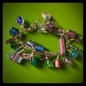 Vintage multi Crystal bracelet